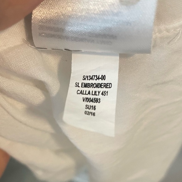 Old Navy Sundress Womens S White Floral Eyelet Lace A-line 100% Cotton Lined - Picture 10 of 11